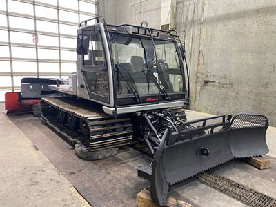 Husky model snow groomer sold by Rocky Mountain Snow Cats in 2023.