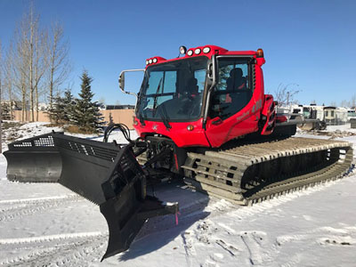 PB400 model snow groommer sold by Rocky Mountain Snow Cats.