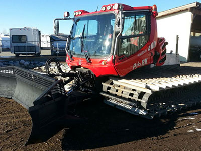 Pisten Bully snow groomer unit sold by Rocky Mountain Snow Cats.